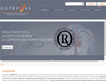 Tablet Screenshot of geprovas.org